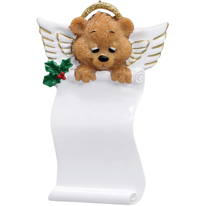 Memorial Bear Personalized Christmas Ornament