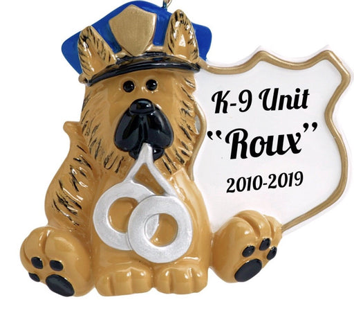 K-9 Officer - ornaments 365