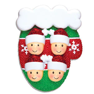 Mitten Family of 4 - Ornaments 365